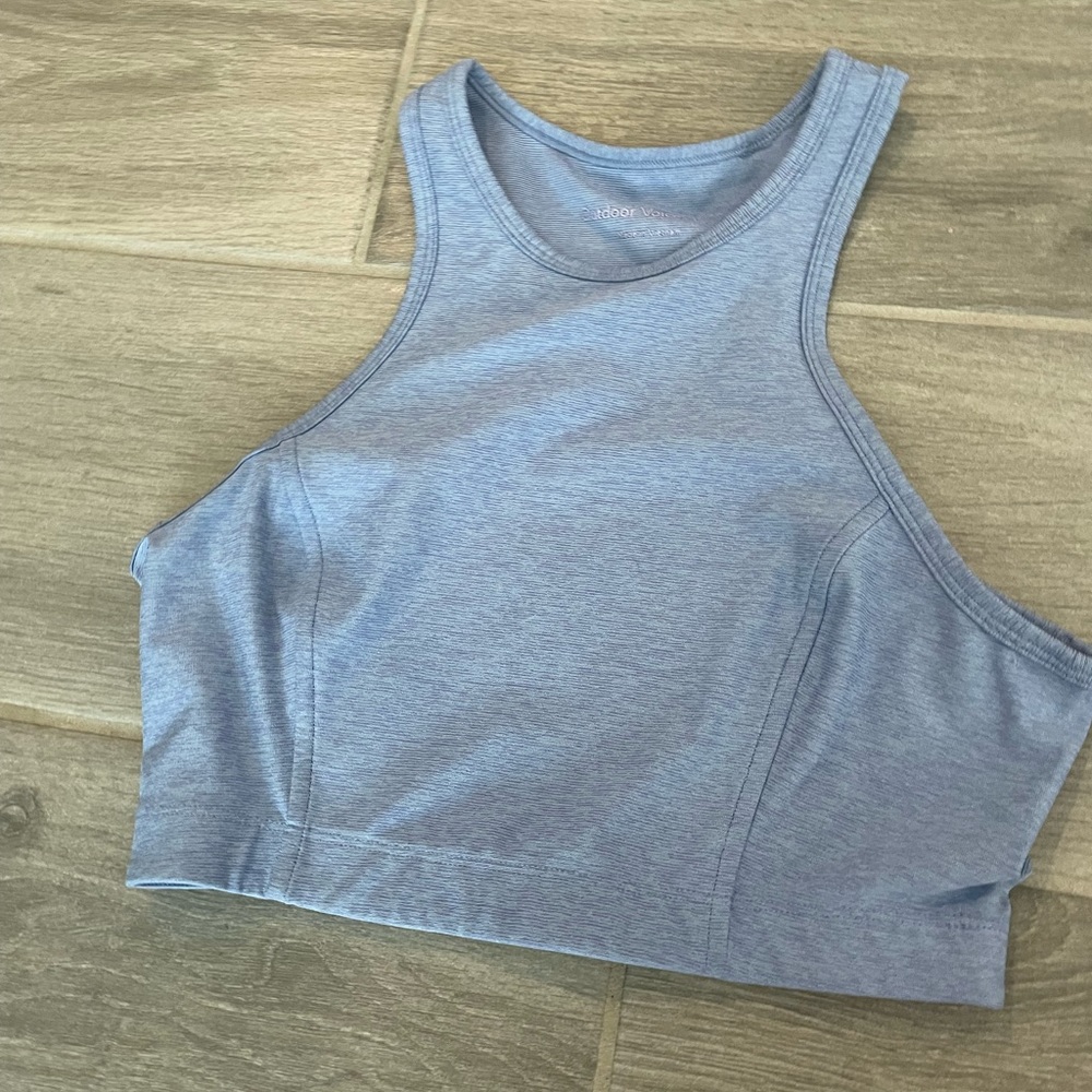 Outdoor Voices Crop Top Bra Small Blue Purple